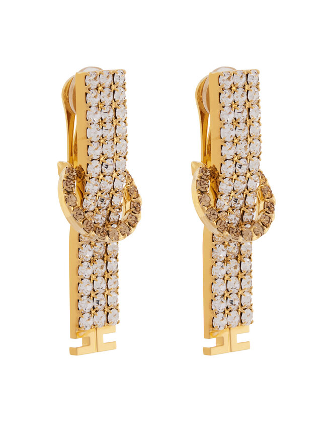 Elisabetta Franchi Кліпси Elisabetta Franchi OR-11M-52E2-V240 Золотий