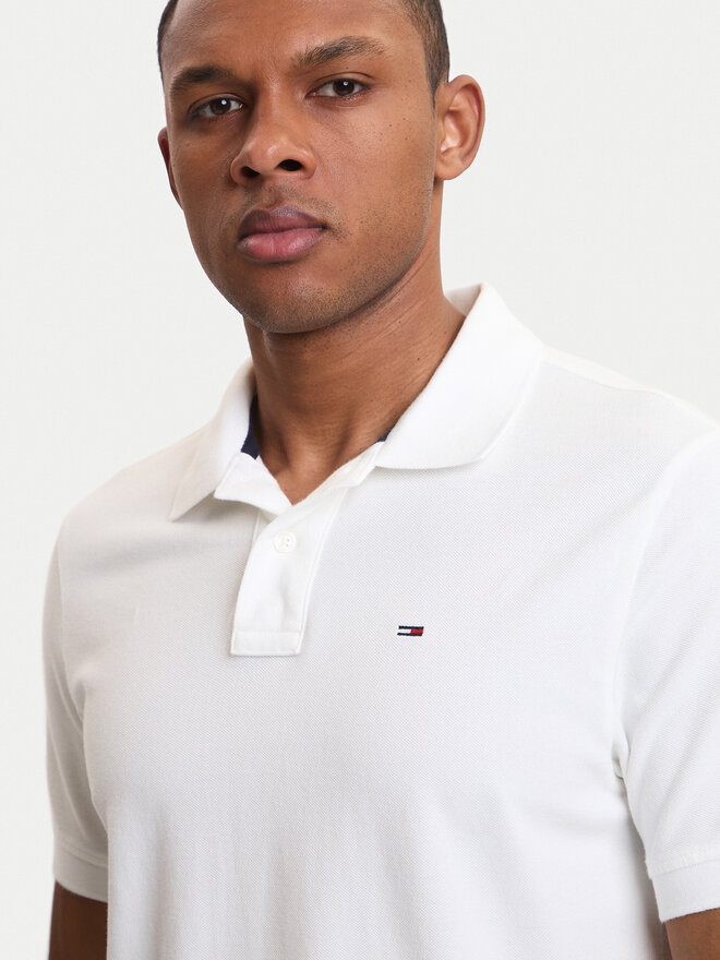 Tommy Jeans Tommy Jeans Poloshirt DM0DM22711 Weiß Regular Fit