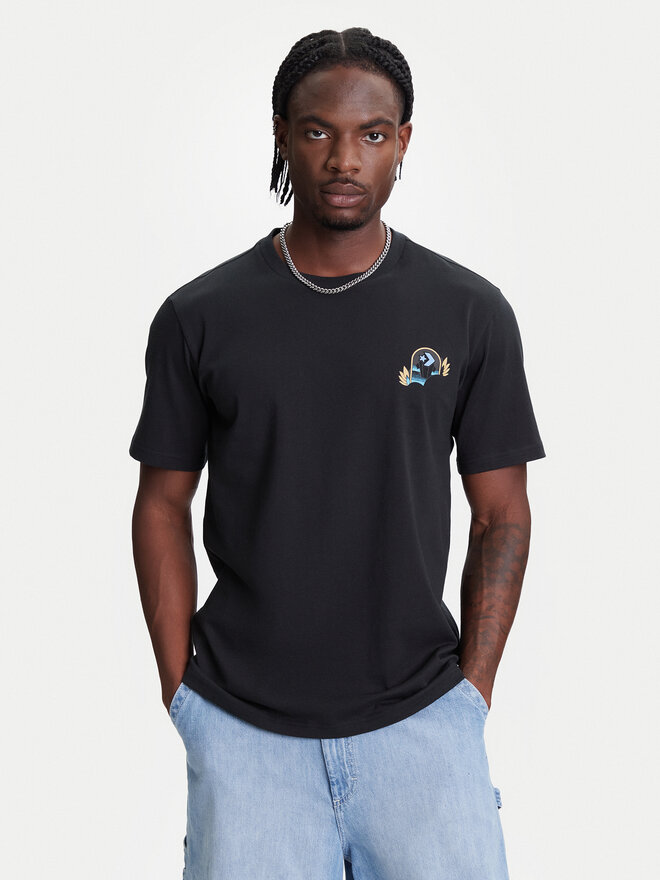 Converse Converse Camiseta Desert Sunset 10027713-A01 Negro Regular Fit