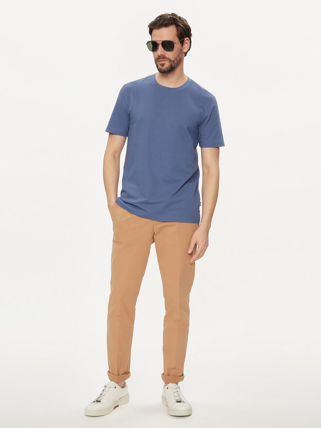 BOSS BOSS Camiseta Tiburt 240 50452680 Azul Regular Fit