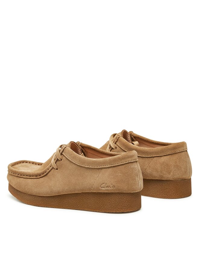 Clarks Félcipő Clarks WallabeeEvoSh 261747474 Bézs