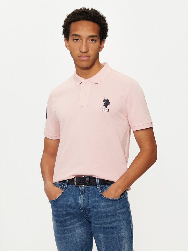 U.S. Polo Assn. U.S. Polo Assn. Pólóing MUP3313 Rózsaszín Regular Fit