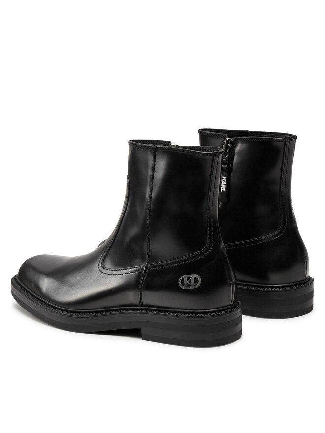 KARL LAGERFELD Kozačky KARL LAGERFELD KL11440 Černá