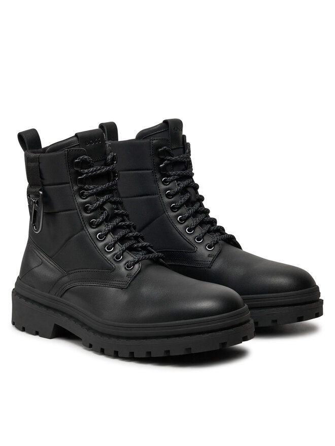 BOSS Schnürstiefeletten Boss Nebular 50529188 Schwarz