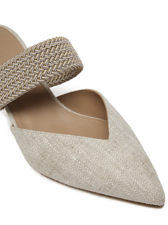 MALONE SOULIERS Klapki MALONE SOULIERS Maisie 45-154 Beżowy