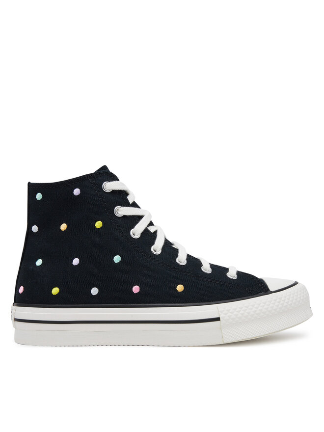 Converse Sneakers Converse Chuck Taylor All Star Lift Polka Dots Platform A12608C Μαύρο