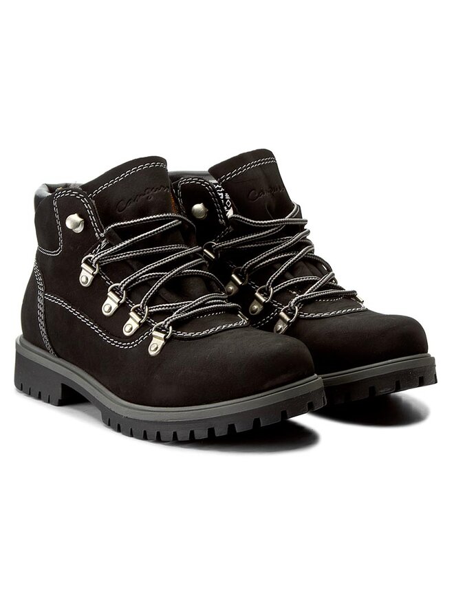 Canguro Schnürstiefeletten Canguro A028-305 Schwarz