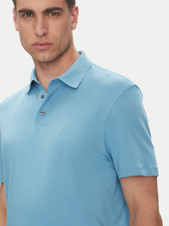 Calvin Klein Calvin Klein Poloshirt Supima LV04LB276G Blau Regular Fit