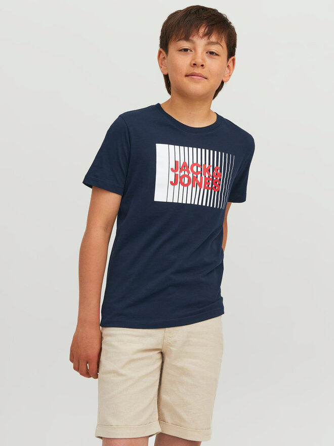Jack&Jones Junior Jack&Jones Junior Póló 12237411 Sötétkék Regular Fit