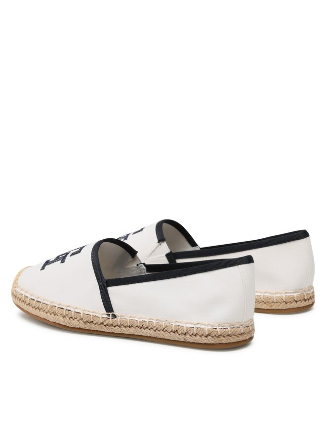 Tommy Hilfiger Espadrilles Tommy Hilfiger Th Embroiderred Espadrille FW0FW07101 Écru
