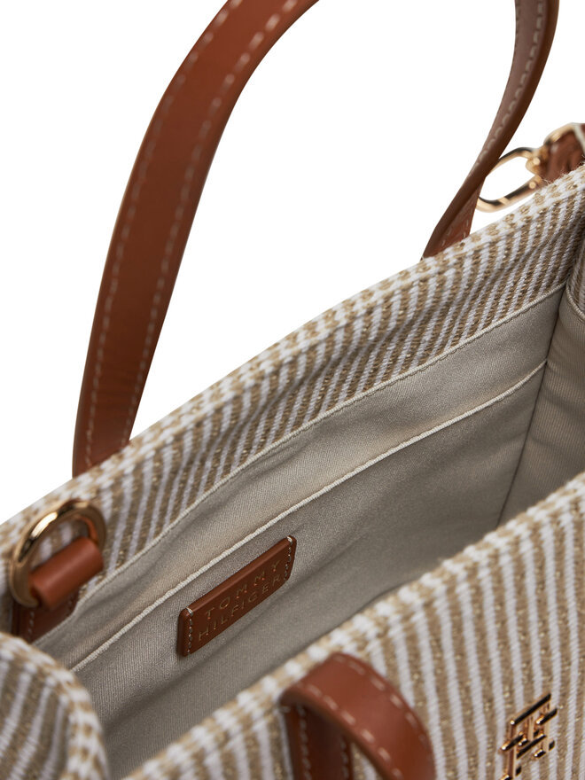 Tommy Hilfiger Torebka Tommy Hilfiger Th Premium Beach Le Mini Tote AW0AW17208 Beżowy