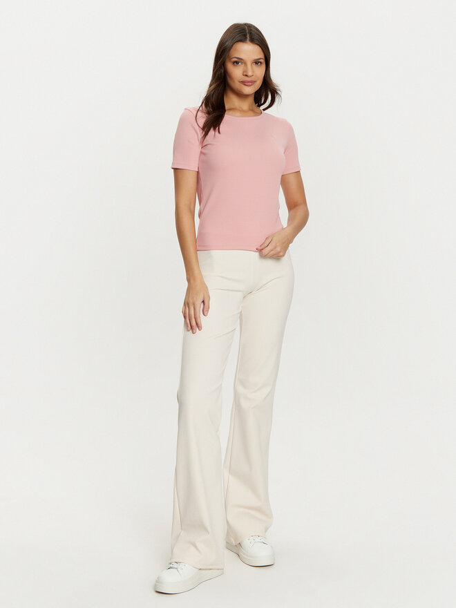 Guess Guess Marškinėliai V5RI04 KCLH0 Rožinė Regular Fit