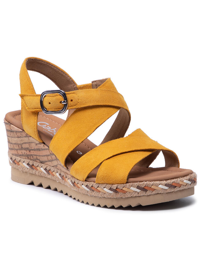 Espadrilles Gabor 62.832.22 Gelb eschuhe