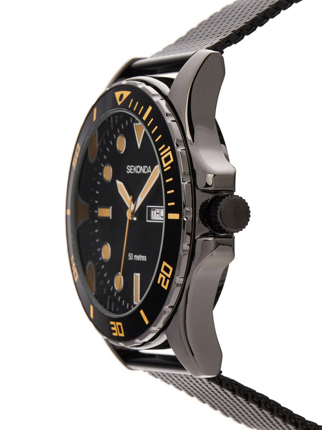 Sekonda Zegarek Sekonda 1872 Czarny