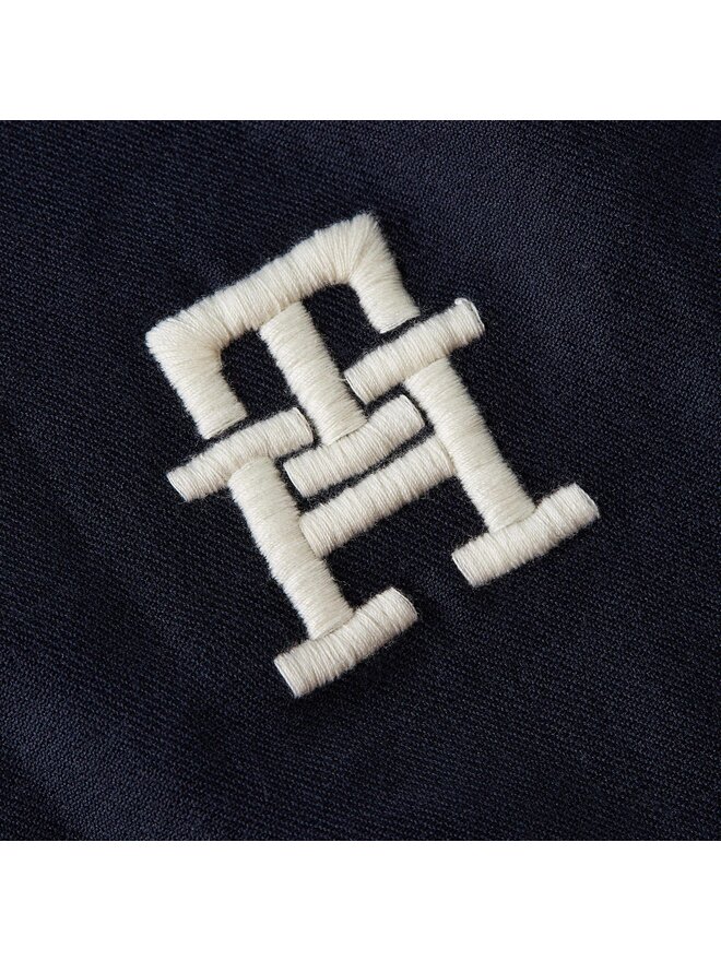 Tommy Hilfiger Šalle Tommy Hilfiger Th Femmine Scarf AW0AW14927 Tumši zils