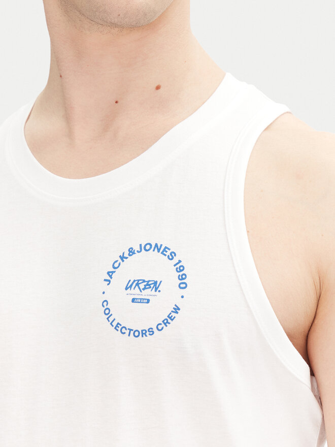 Jack&Jones Jack&Jones Tank top marškinėliai Simon 12270462 Balta Regular Fit