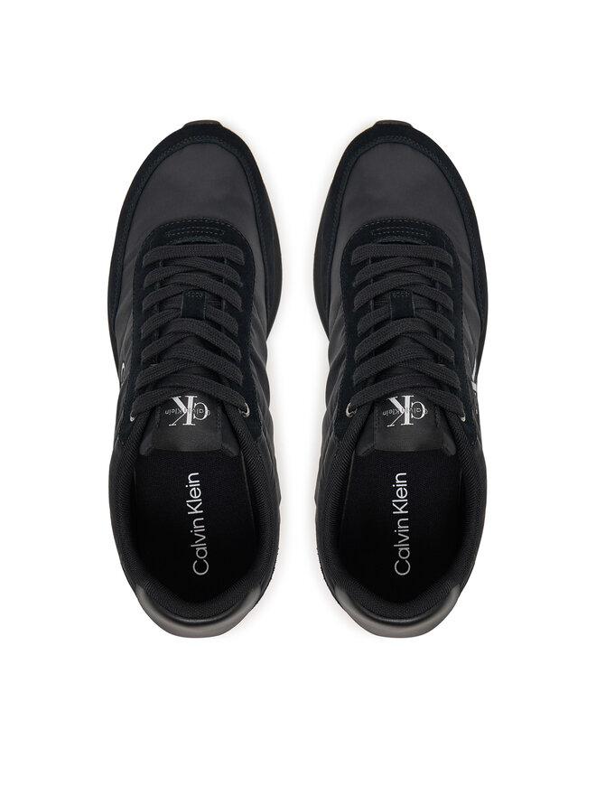 Calvin Klein Sneakers Calvin Klein Retro Runner Ess Mix Mat YM0YM01361 Schwarz