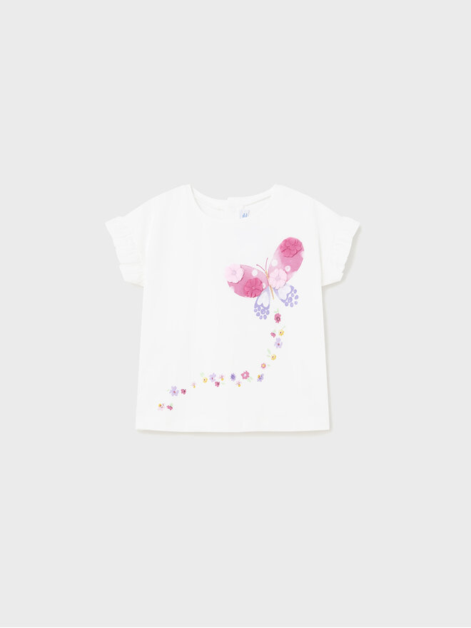 Mayoral Mayoral Camiseta 1013 Blanco Regular Fit