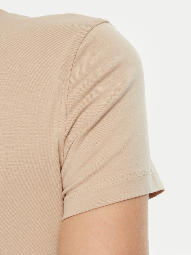 Guess Guess T-Shirt W5RI11 J1314 Beige Regular Fit