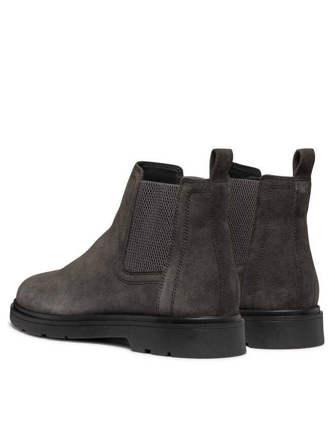 Geox Kotníková obuv s elastickým prvkem Geox U Spherica Ec1 U36D1C 00022 C6372 Šedá
