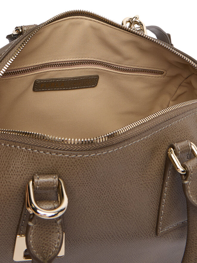 Furla Handtasche Furla Olivia M Boston WB02148 A.0023 4903S Dunkelbeige