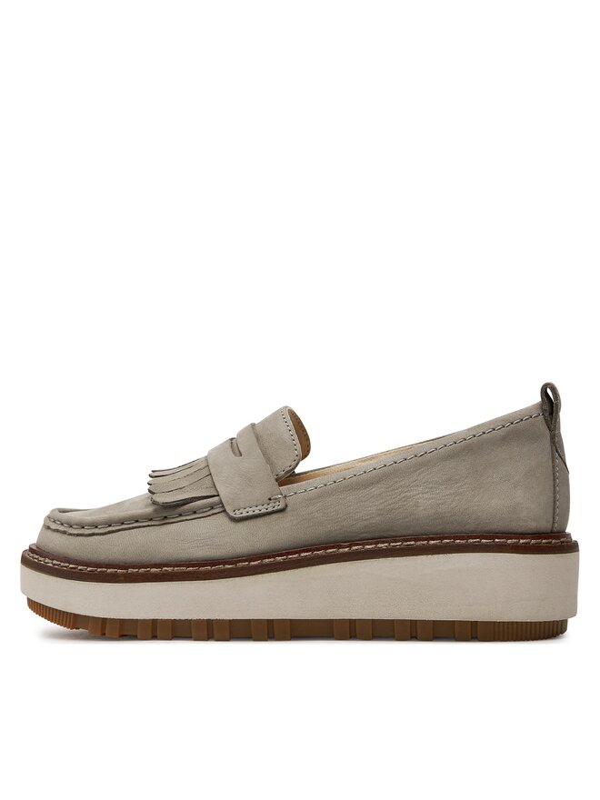 Clarks Mokasíny Clarks Oriannaw Loafer 26176640 Šedá