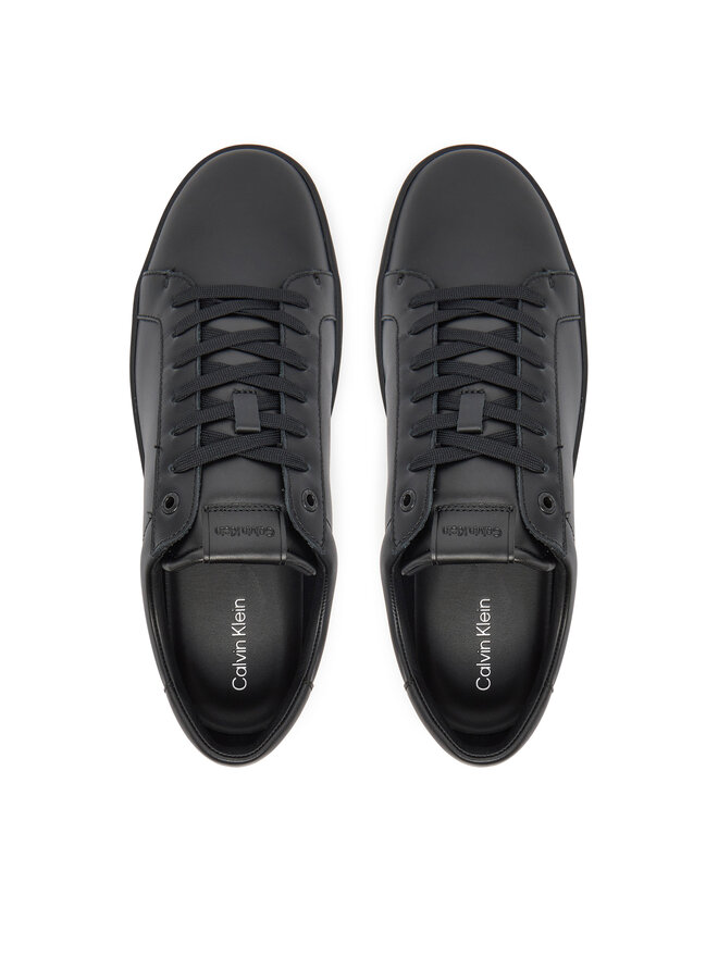 Calvin Klein Zapatillas Calvin Klein Low Top Lace Up Lth HM0HM01971 Negro