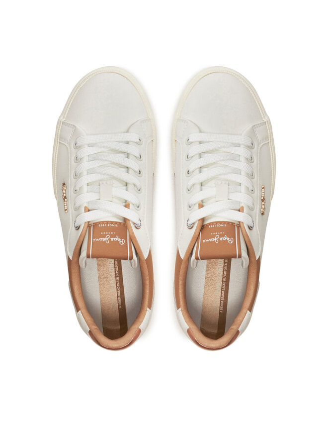 Pepe Jeans Сникърси Pepe Jeans PLS31588 Бял