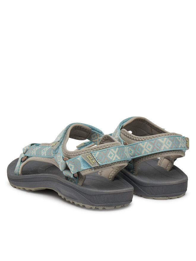 Jack Wolfskin Szandál Jack Wolfskin Wave Breaker 4050291 Zöld