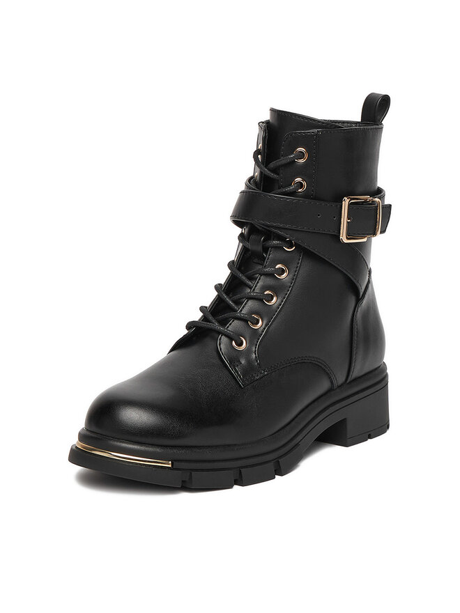 DeeZee Schnürschuhe DeeZee 60187-1 Schwarz