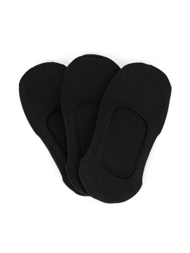 Jenny Fairy Calcetines tobilleros para mujer Jenny Fairy AS-LCN-001-AW24 (3-PACK) Negro