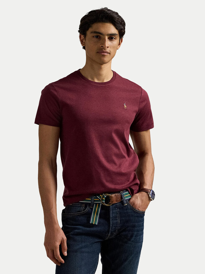 Polo Ralph Lauren Polo Ralph Lauren Camiseta 710740727098 Guinda/burdeos Custom Slim Fit