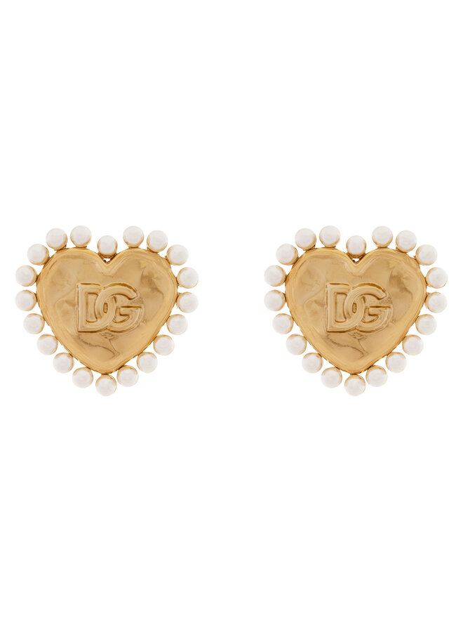 Dolce&Gabbana Pendientes de clip Dolce&Gabbana WEQ6L8 W1111 ZOO00 Oro