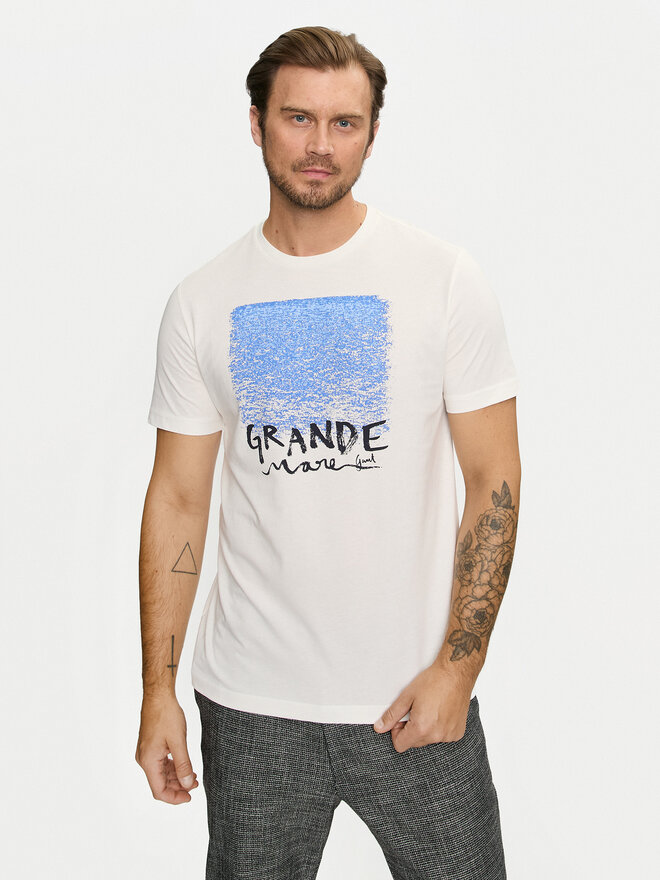 Gant Gant Póló 2003283 Ekru Regular Fit