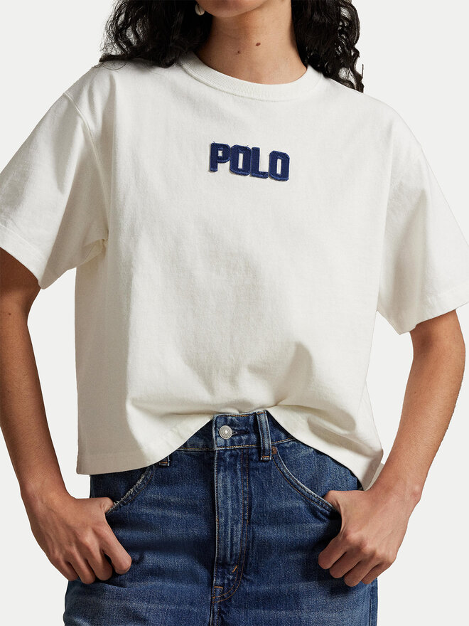 Polo Ralph Lauren Polo Ralph Lauren Футболка 211965119001 Écru Oversize