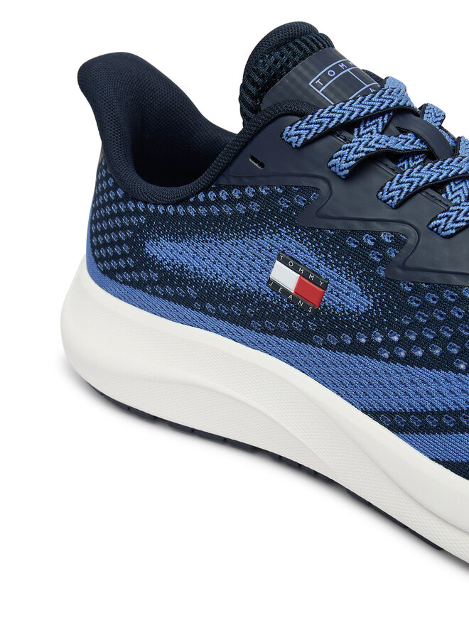 Tommy Jeans Sneakers Tommy Jeans Runner Knitted EM0EM01713 Blau