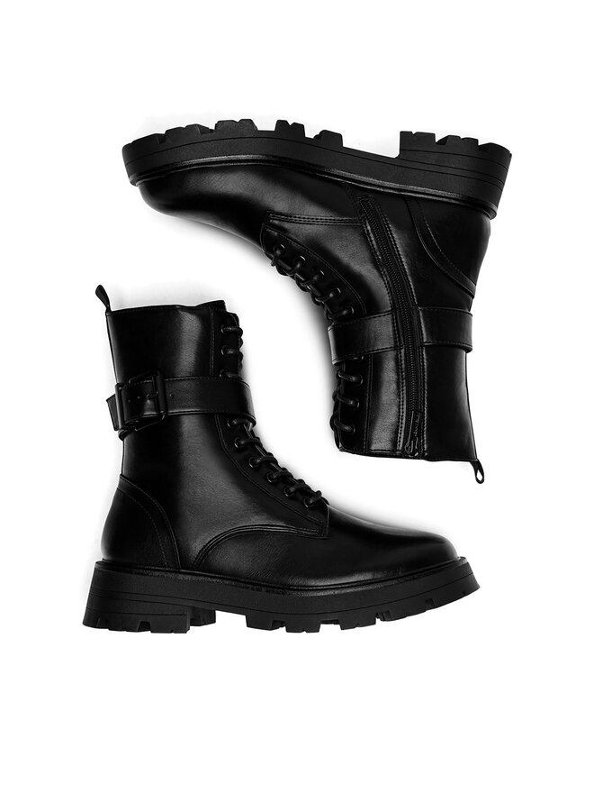 Jenny Fairy Schnürstiefeletten Jenny Fairy WYL3372-3 Schwarz