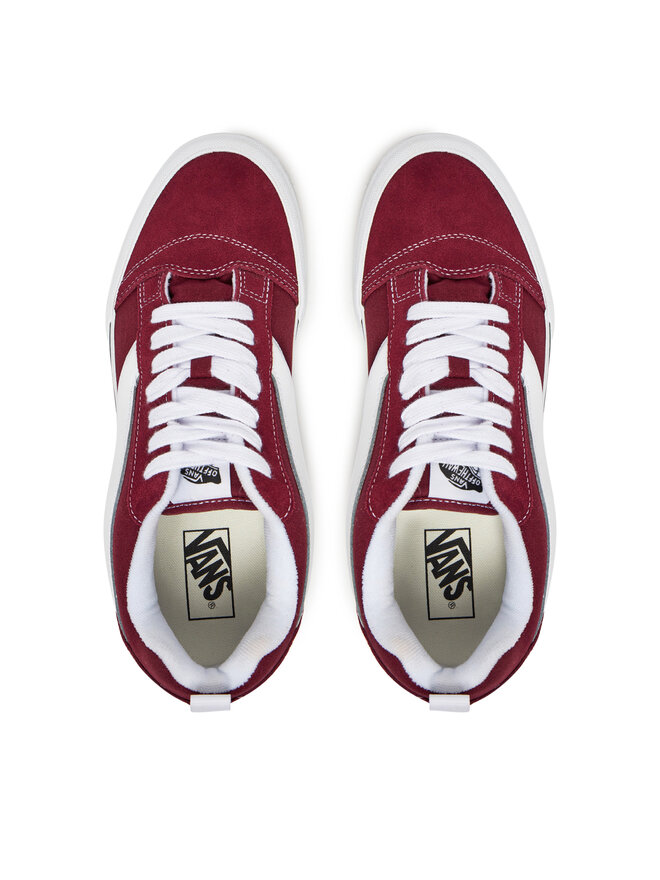 Vans Sneakers aus Stoff Vans Knu Skool VN000D22ZCF1 Dunkelrot