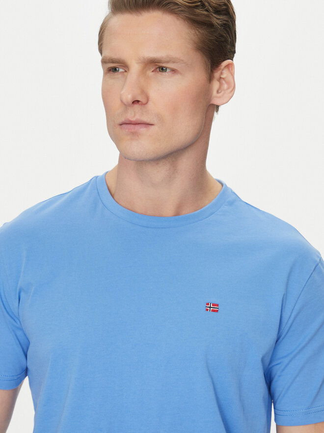 Napapijri Napapijri Camiseta Salis NP0A4H8D Azul Regular Fit