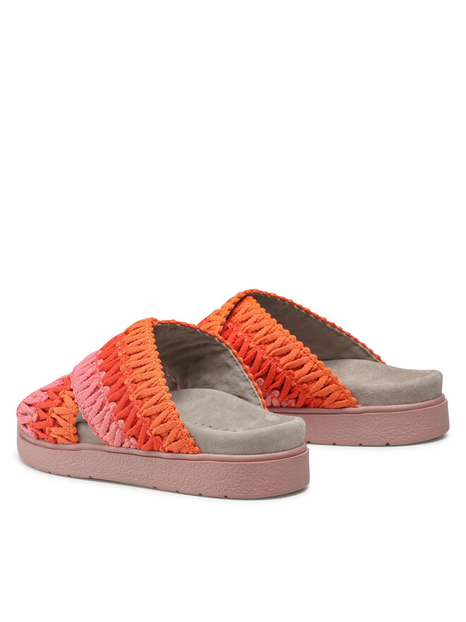 Inuikii Чехли Inuikii Knitted Crossed 70104-087 Червен