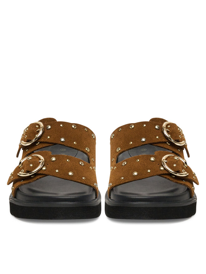 DeeZee Παντόφλες DeeZee 86009-13 Καφέ