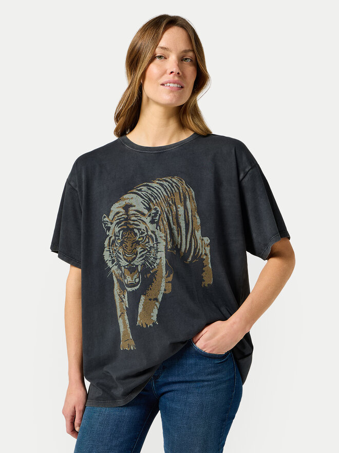 Wrangler Wrangler Camiseta 112356445 Negro Oversize