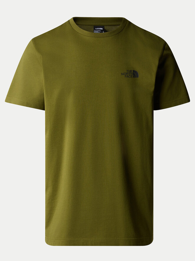 The North Face The North Face Marškinėliai Simple Dome NF0A87NG Žalia Regular Fit