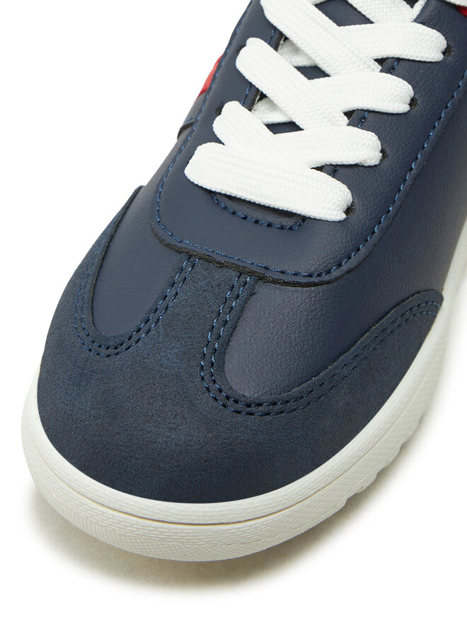 Tommy Hilfiger Sneakers Tommy Hilfiger Stripe Low Cut Lace-Up Sneaker T3X9-33851-1269 M Blu scuro