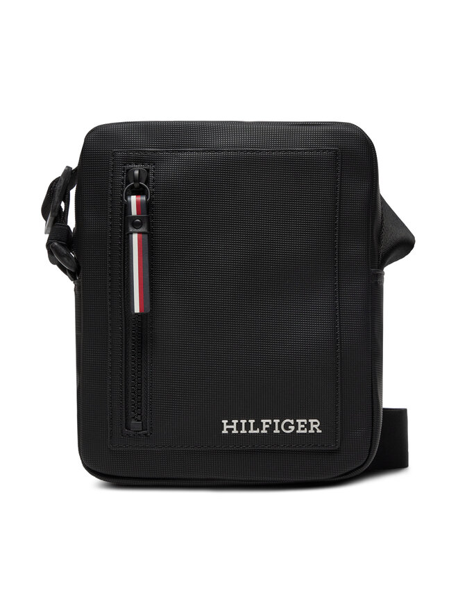 Tommy Hilfiger Brašna Tommy Hilfiger Th Pique Mini Reporter AM0AM11794 Černá