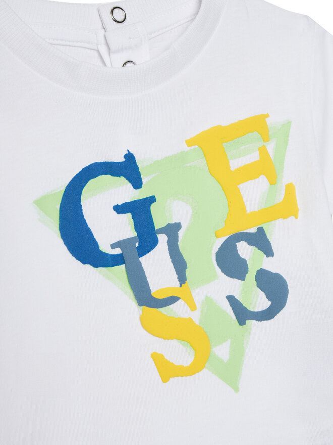 Guess Guess T-shirt I5GI01 K8HM4 Bijela Regular Fit
