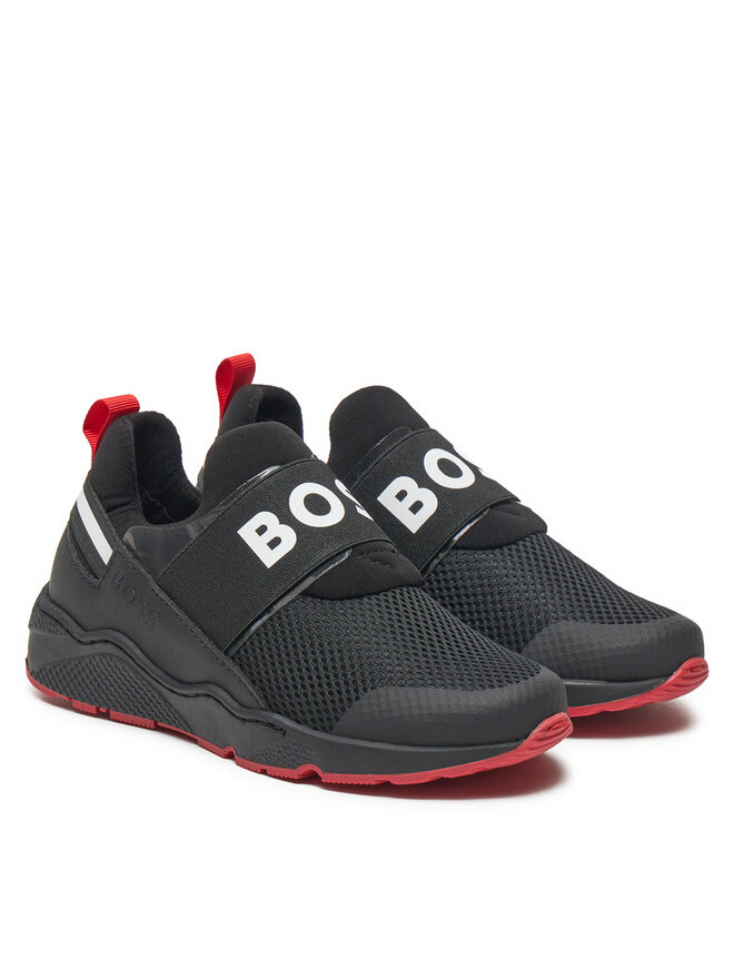 BOSS Sneakersy BOSS J51308 M Čierna