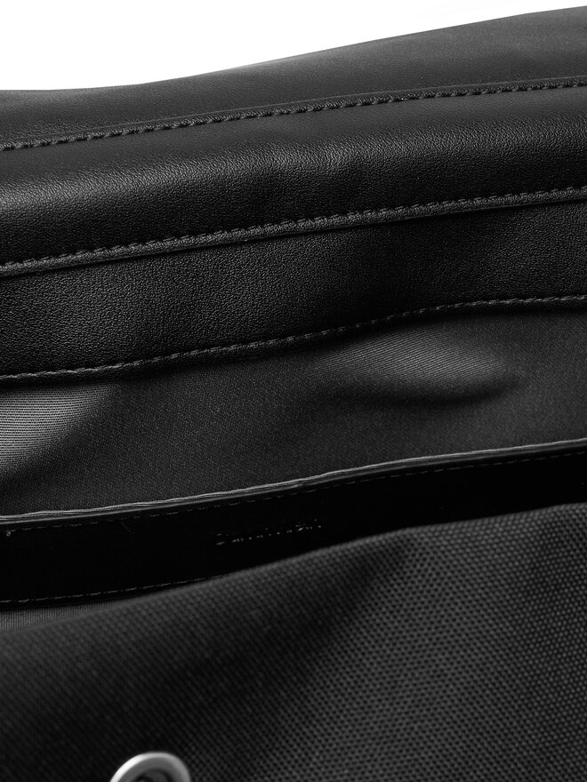 Calvin Klein Σακίδιο Calvin Klein Contrast Flap Backpack LV04D3030G Μαύρο