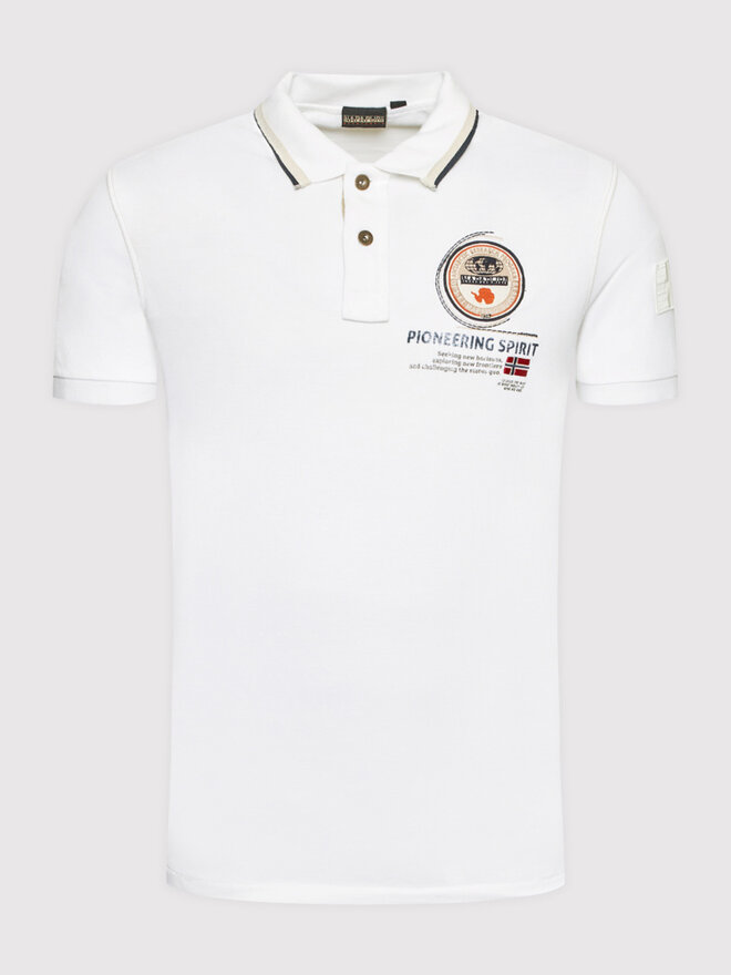 Napapijri Napapijri Polo Gandy 4 NP0A4H8R Λευκό Regular Fit