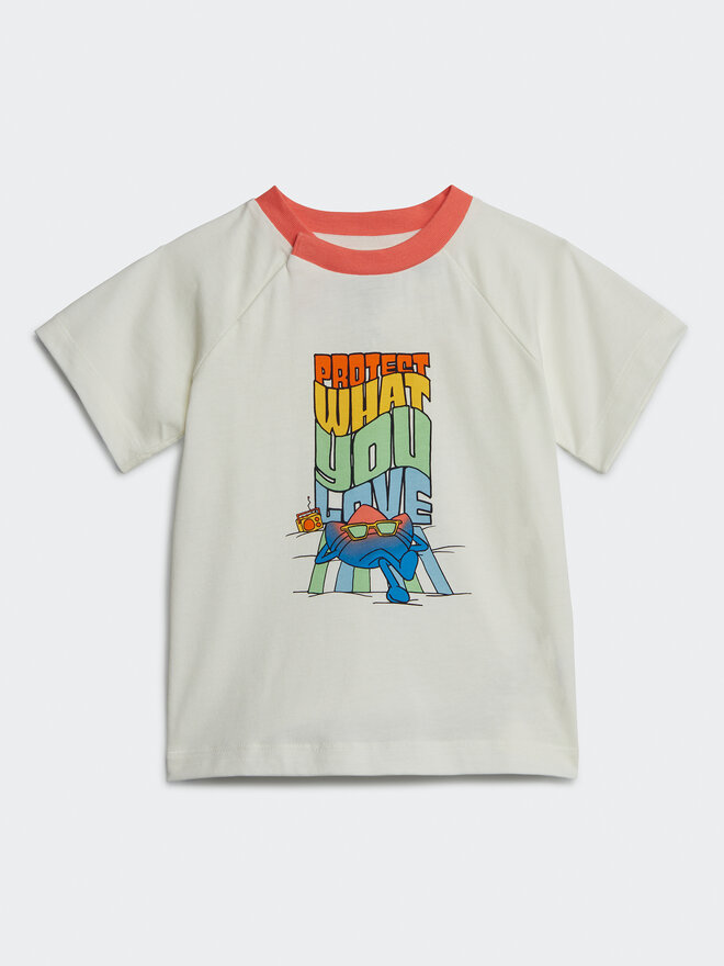 adidas adidas T-Shirt Graphic Print T-Shirt IB8607 Weiß Regular Fit